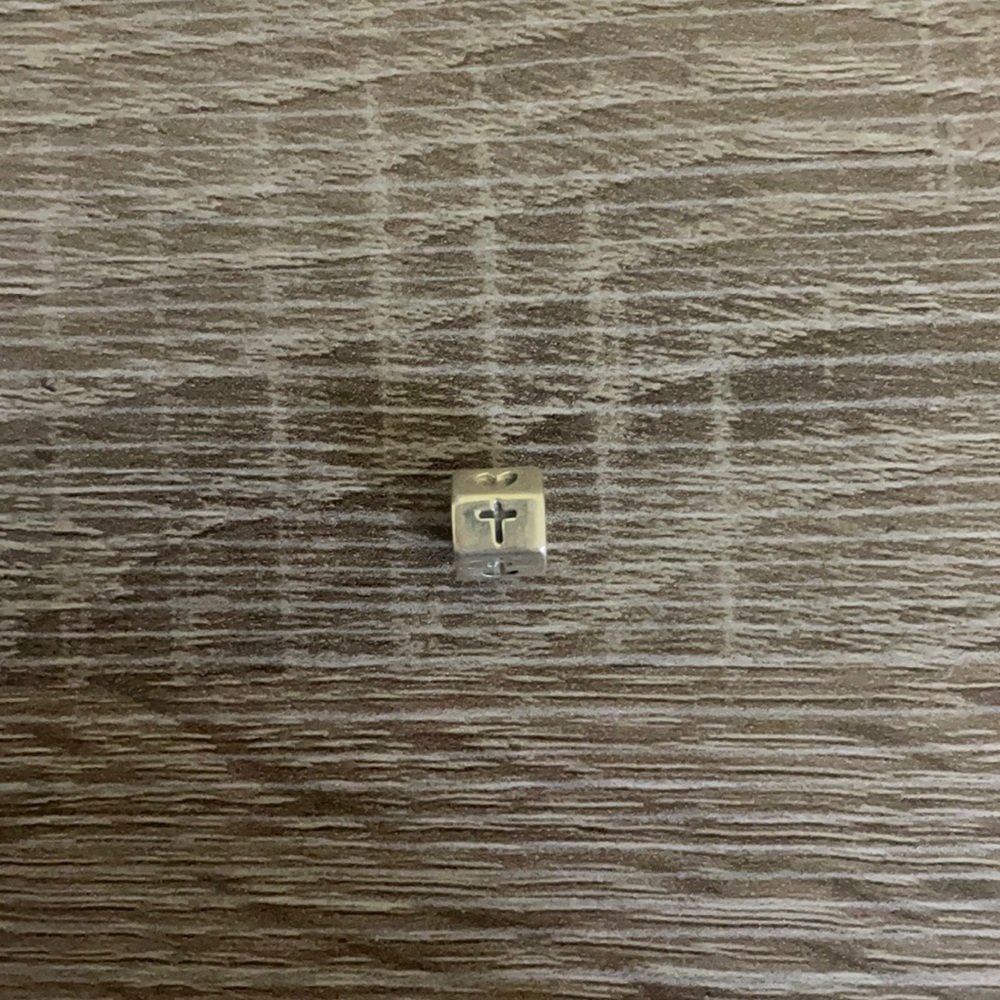 Pandora Heart Cross Anchor Charm